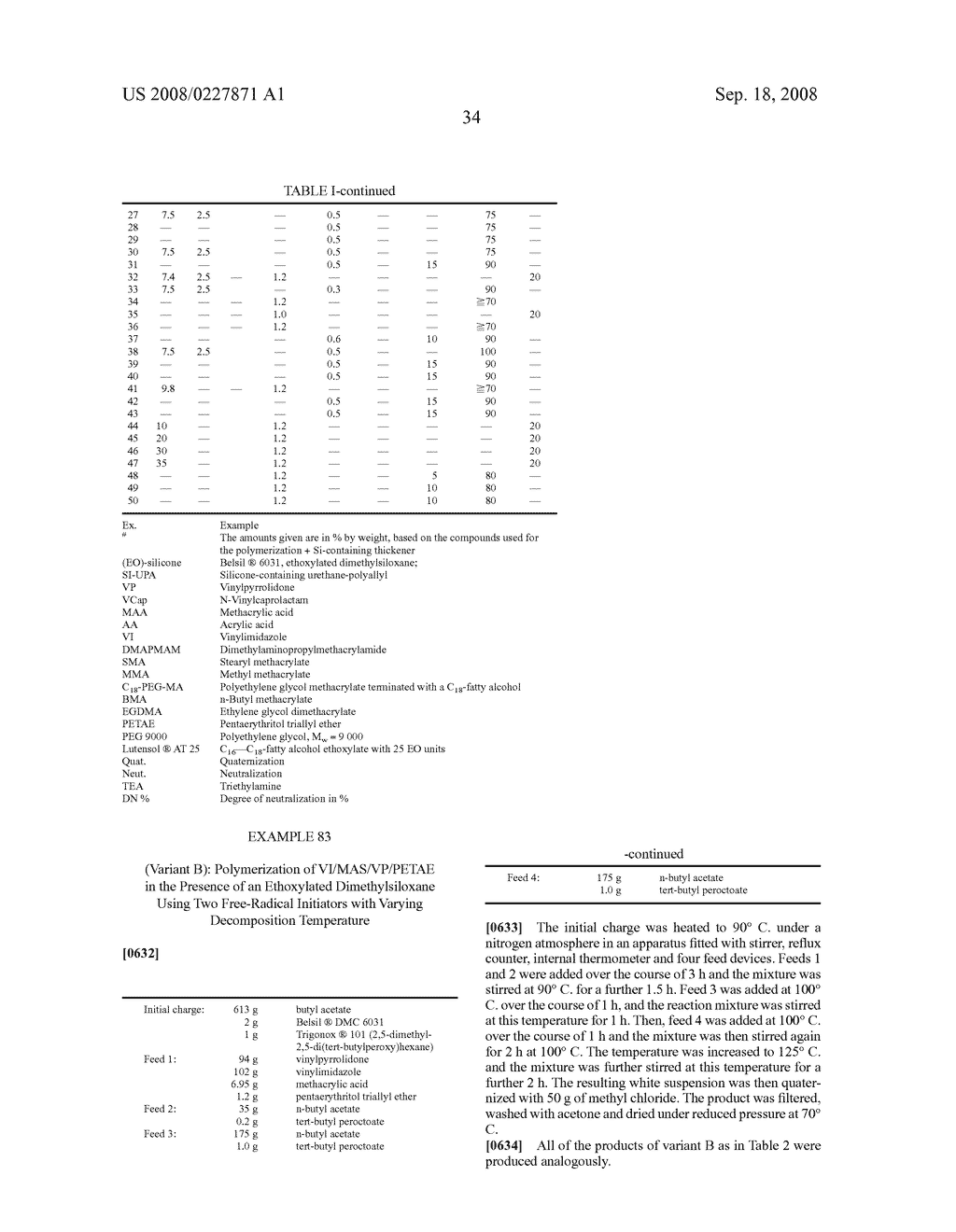 Ampholytic Copolymer, Production Thereof, and Use of the Same - diagram, schematic, and image 35