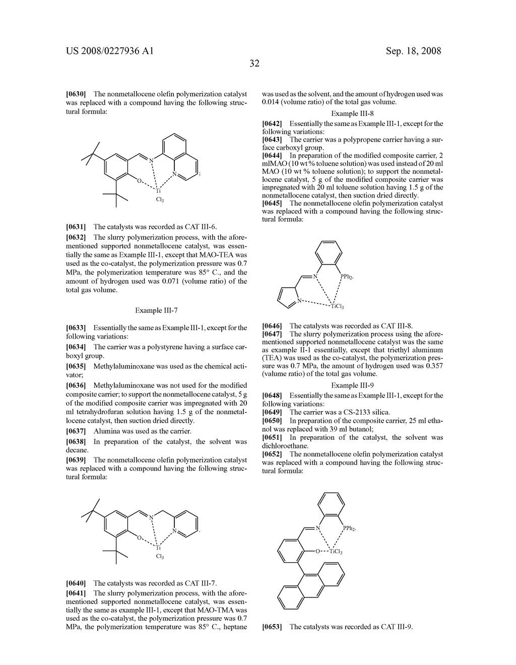 Supported Nonmetallocene Olefin Polymerization Catalyst, Preparation Method and Use Thereof - diagram, schematic, and image 33