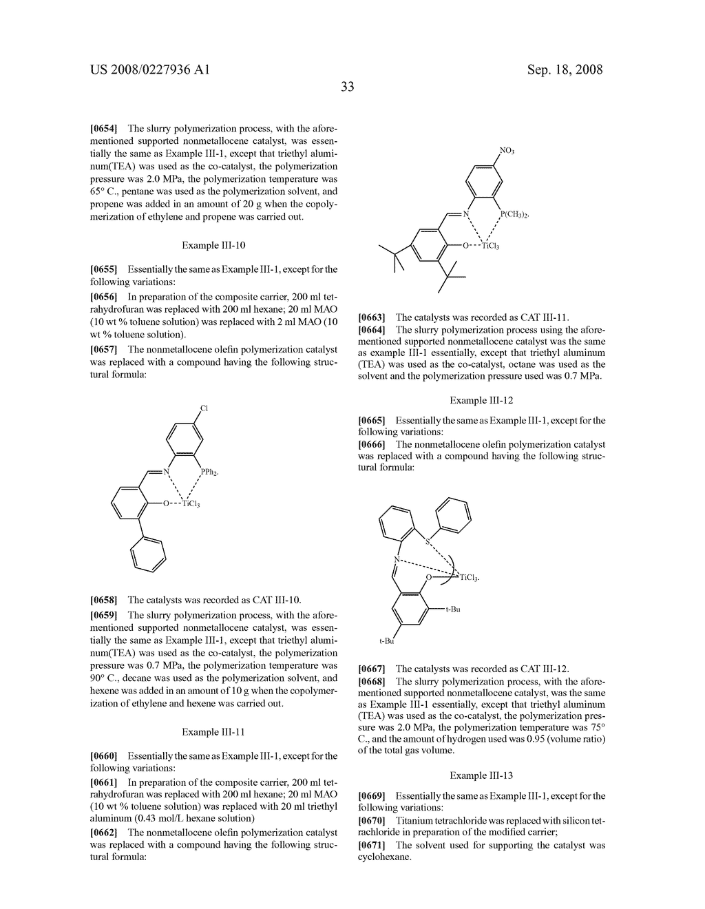 Supported Nonmetallocene Olefin Polymerization Catalyst, Preparation Method and Use Thereof - diagram, schematic, and image 34