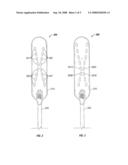 PADDLE LEAD COMPRISING OPPOSING DIAGONAL ARRANGEMENTS OF ELECTRODES AND METHOD FOR USING THE SAME diagram and image