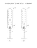 PADDLE LEAD COMPRISING OPPOSING DIAGONAL ARRANGEMENTS OF ELECTRODES AND METHOD FOR USING THE SAME diagram and image