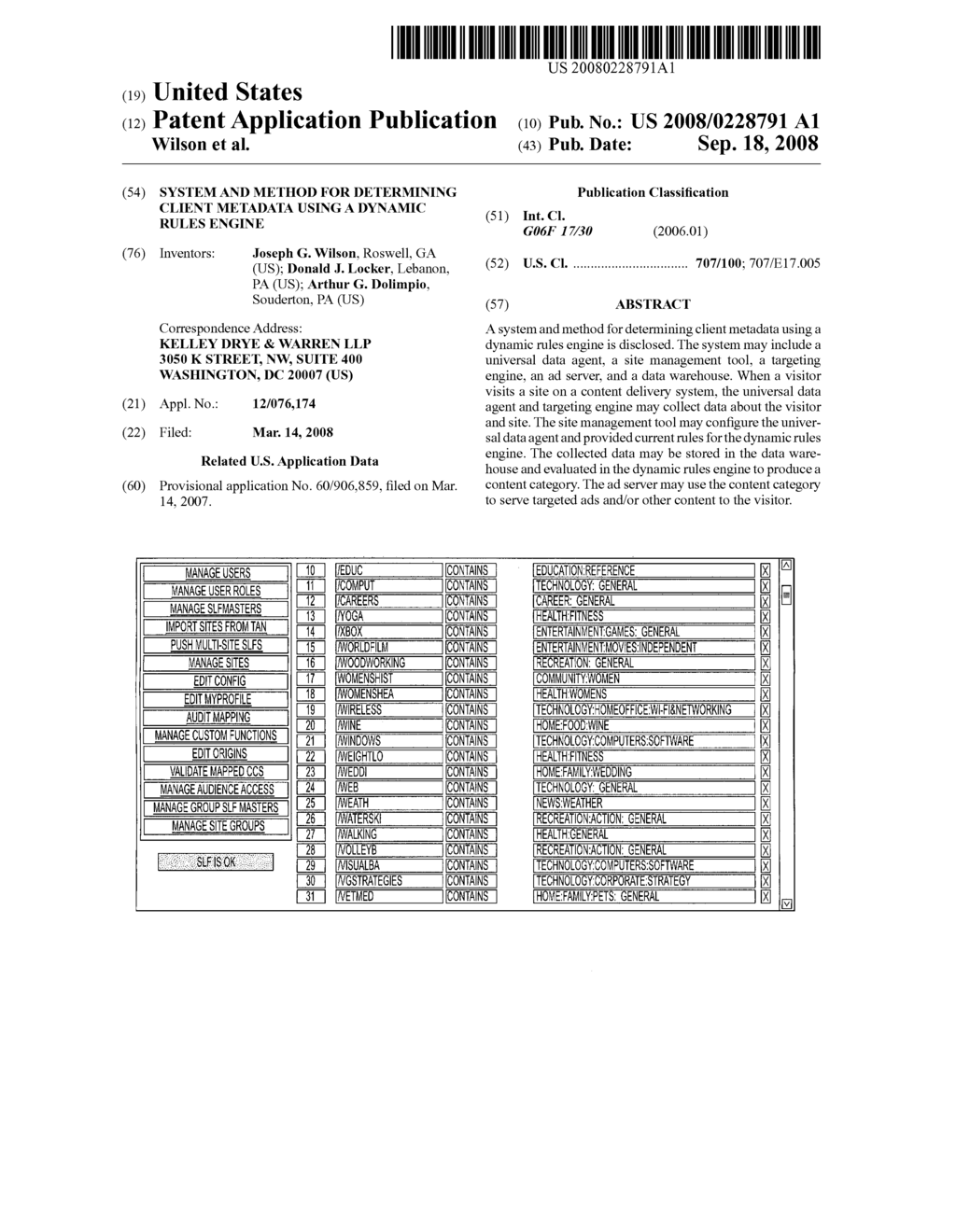 System and method for determining client metadata using a dynamic rules engine - diagram, schematic, and image 01