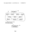 Method and system for importing an application and server map to a business systems manager display diagram and image