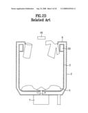 Washing machine having floating laundry detecting means and method for controlling the same diagram and image