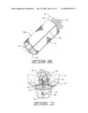 Decorative sleeve cover formed of a polymeric material having a texture or appearance simulating the texture or appearance of cloth diagram and image