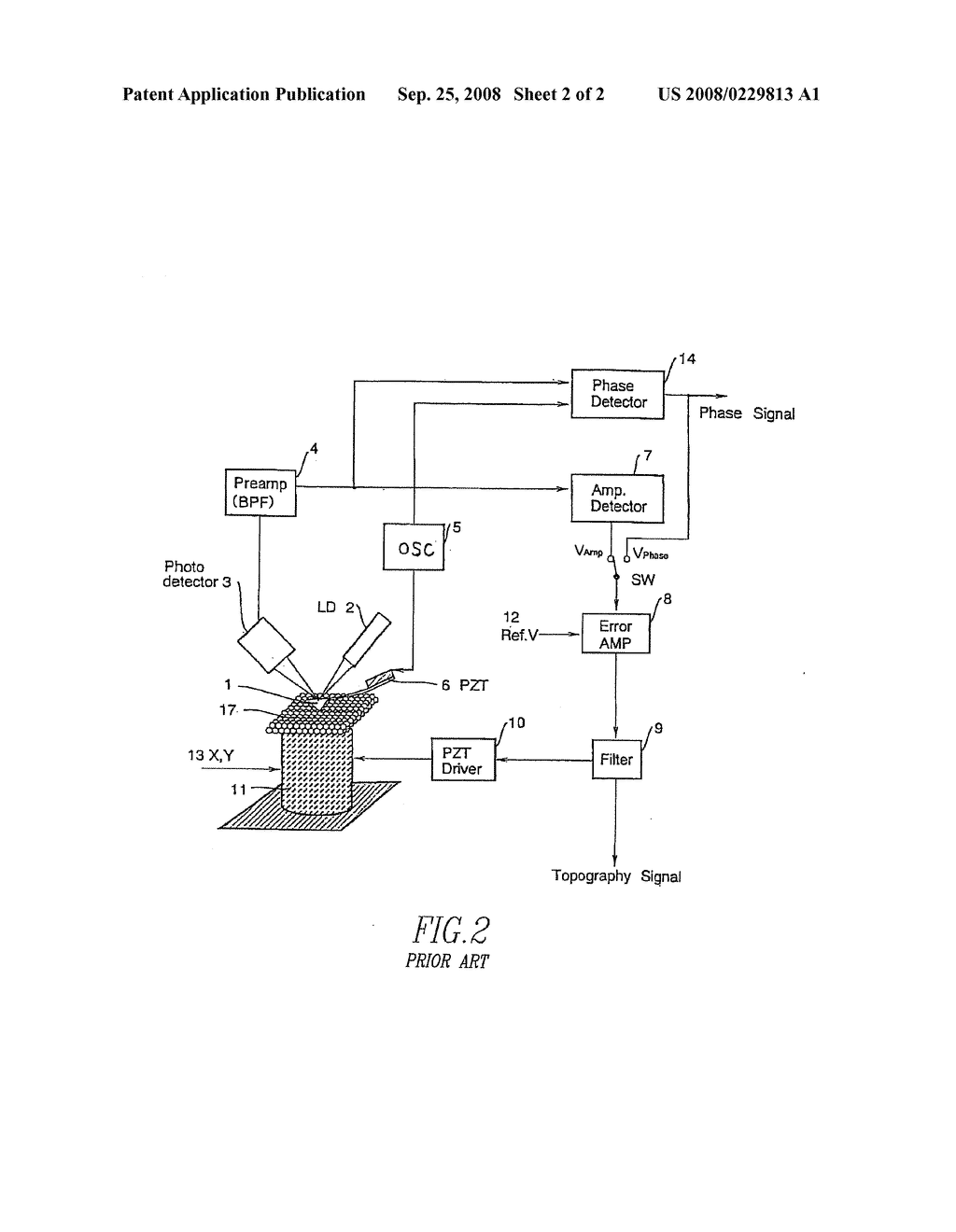 Phase Feedback AFM and Control Method Therefor - diagram, schematic, and image 03