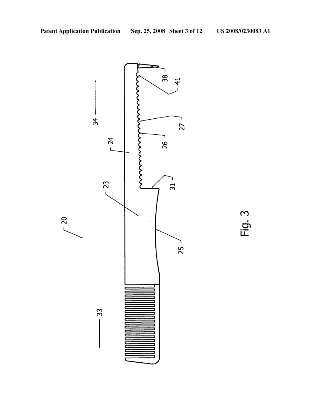 Passage braid guide measuring comb - diagram, schematic, and image 04