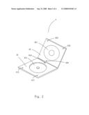 CD label applicator and CD label paper diagram and image