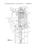 Doorway screening apparatus diagram and image