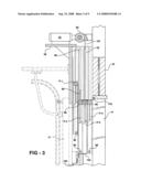 Doorway screening apparatus diagram and image