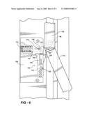 Doorway screening apparatus diagram and image