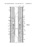 Coupler retained liner hanger mechanism and methods of setting a hanger inside a wellbore diagram and image