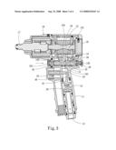 Airflow control structure for pneumatic tools diagram and image