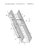 Clamping device for clamping fittings in electric board channels diagram and image