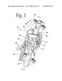 Fall-arresting mechanism diagram and image