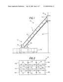 Construction debris chute diagram and image