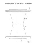 Spool for Receiving a Wound Skein Material diagram and image