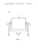 Elevation rotating mechanism and display device using the same diagram and image