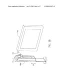 Elevation rotating mechanism and display device using the same diagram and image