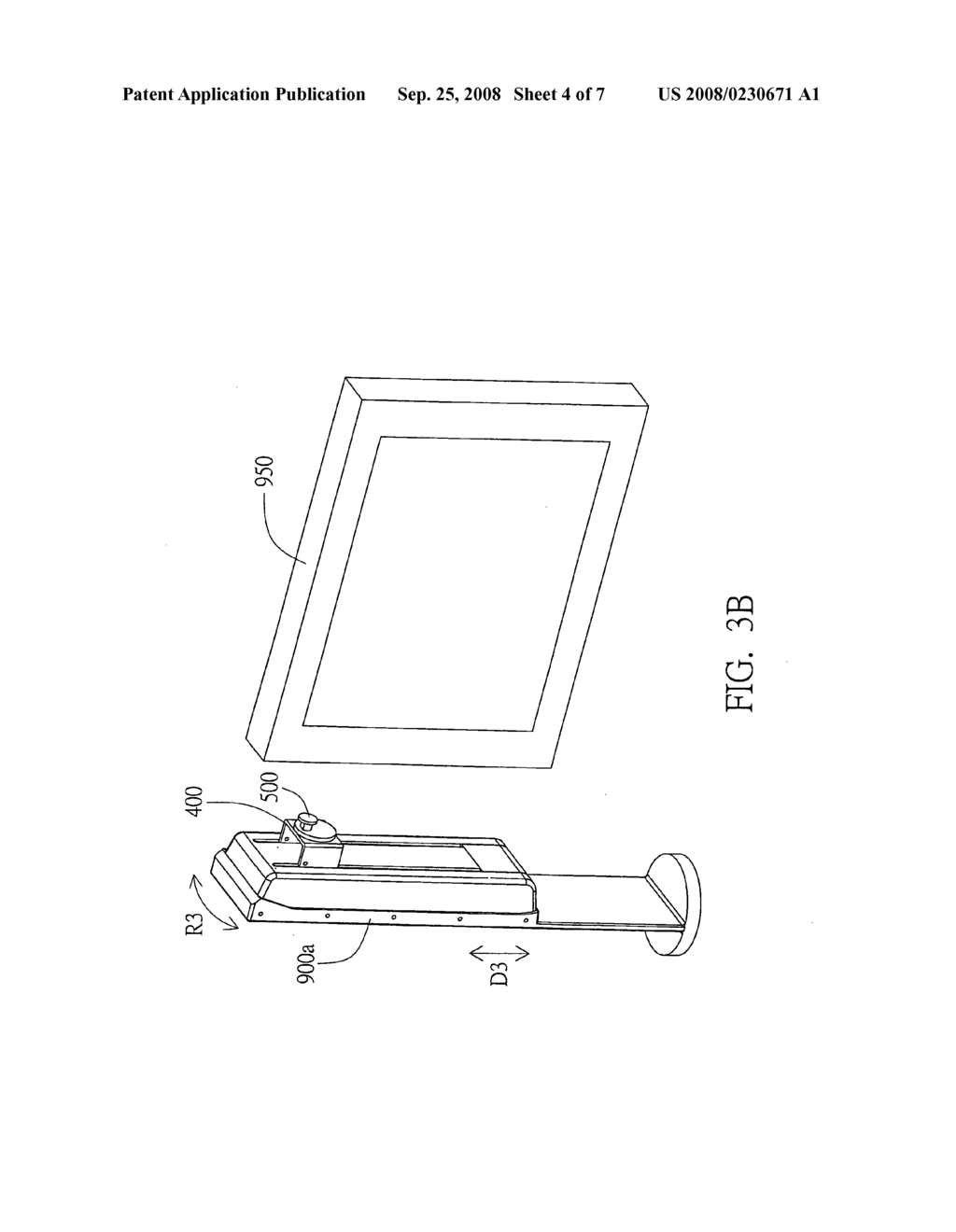Elevation rotating mechanism and display device using the same - diagram, schematic, and image 05