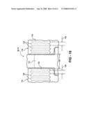 Rocker-arm lock device of an adjustable steering column assembly diagram and image