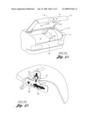 Trunk Emergency Release Handle Having a Luminous Insert diagram and image