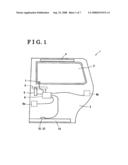 Door opening and closing apparatus for vehicle diagram and image