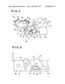 Door opening and closing apparatus for vehicle diagram and image