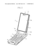 FOLDING PORTABLE ELECTRONIC DEVICE diagram and image