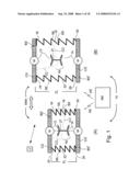 Method using a synthetic molecular spring device in a system for dynamically controlling a system property and a corresponding system thereof diagram and image