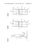 Optical axis adjusting method, optical module producing method, optical axis adjusting apparatus, and optical module diagram and image