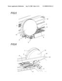 DEVICE FOR STOWING A ROAD VEHICLE ON A BEARING PLANE SO THAT IT CAN BE TRANSPORTED BY ANOTHER VEHICLE diagram and image