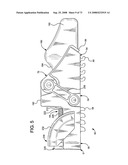 AUTO-RACK RAILROAD CAR VEHICLE WHEEL CHOCK diagram and image