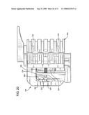 AUTO-RACK RAILROAD CAR VEHICLE WHEEL CHOCK diagram and image