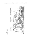 Fluid return in the splitter of turbomachines with bypass-flow configuration diagram and image