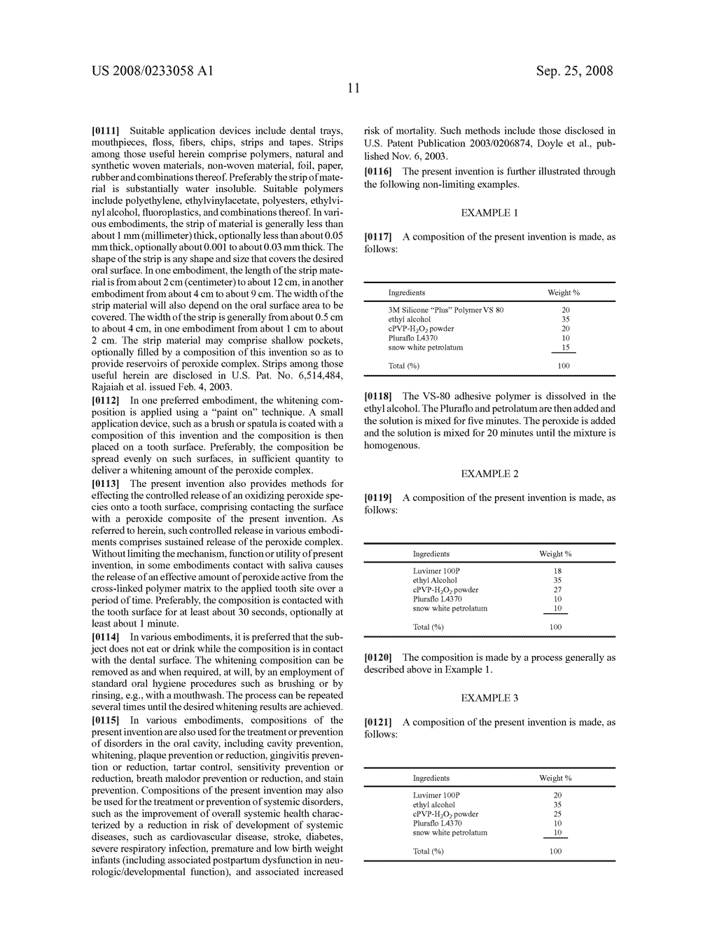 ORAL CARE COMPOSITIONS WITH FILM FORMING POLYMERS - diagram, schematic, and image 12