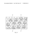 Nonwoven Fibrous Structure Comprising Compressed Sites and Molded Elements diagram and image