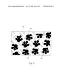 Nonwoven Fibrous Structure Comprising Compressed Sites and Molded Elements diagram and image