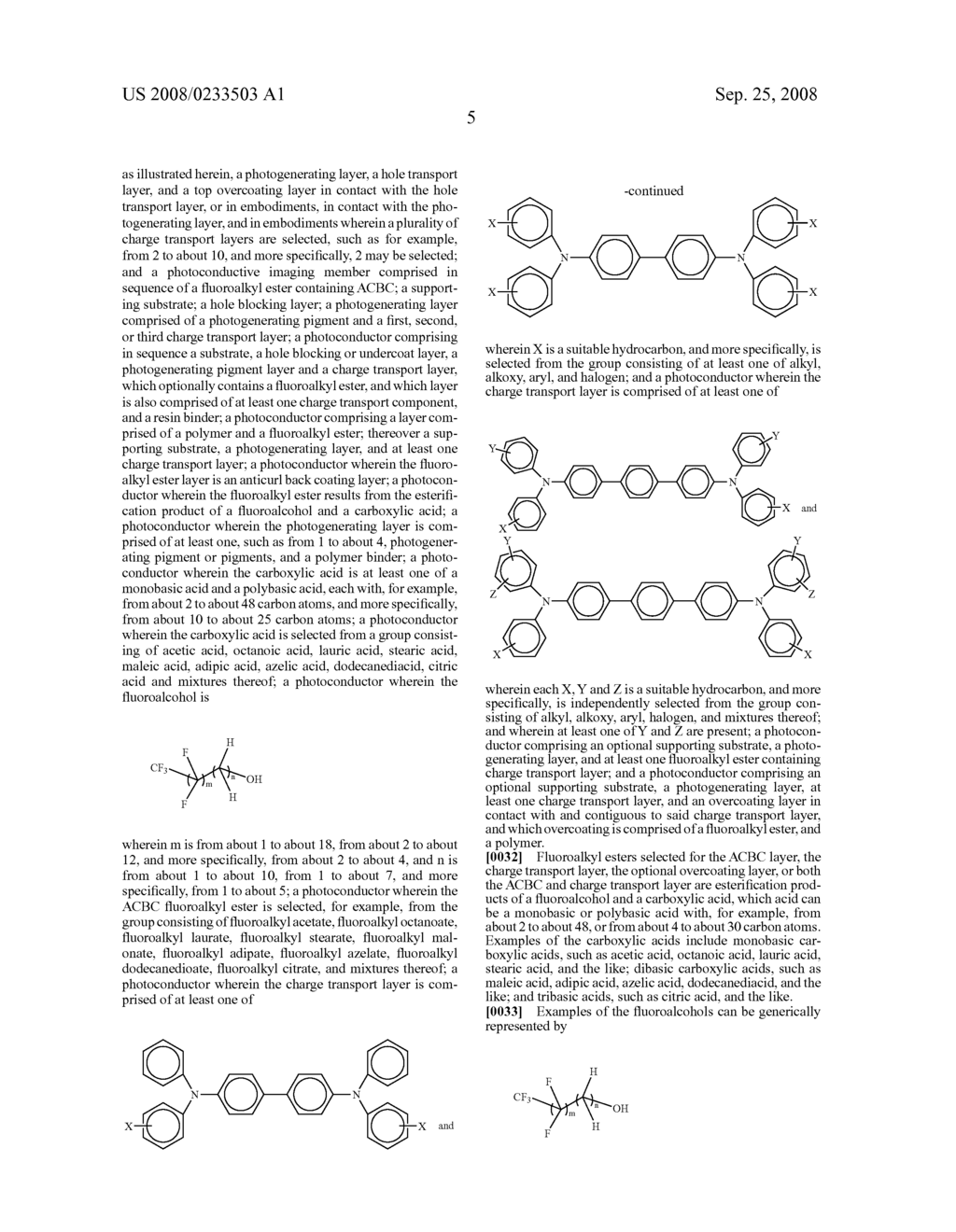 Photoconductor fluorinated charge transport layers - diagram, schematic, and image 06