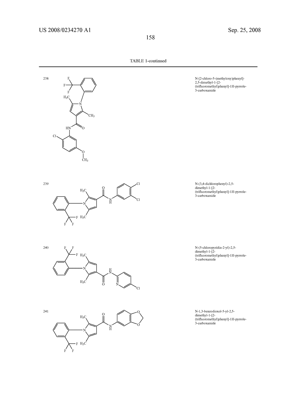 Pyrrole Derivatives As Pharmaceutical Agents - diagram, schematic, and image 159