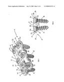 Anterior vertebral plate with closed thread screw diagram and image