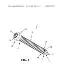 SELF-TAPPING SCREW WITH RESORBABLE TIP diagram and image