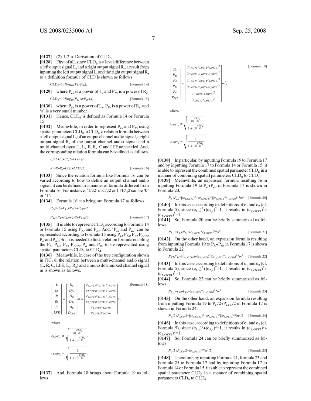 Method and Apparatus for Decoding an Audio Signal - diagram, schematic, and image 22