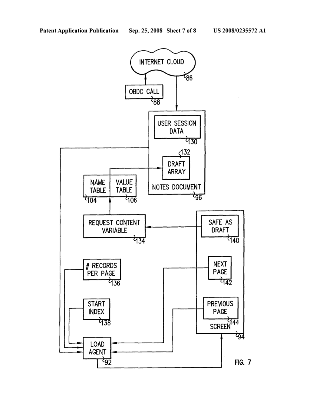 System and method for processing dynamic data sets in web applications - diagram, schematic, and image 08