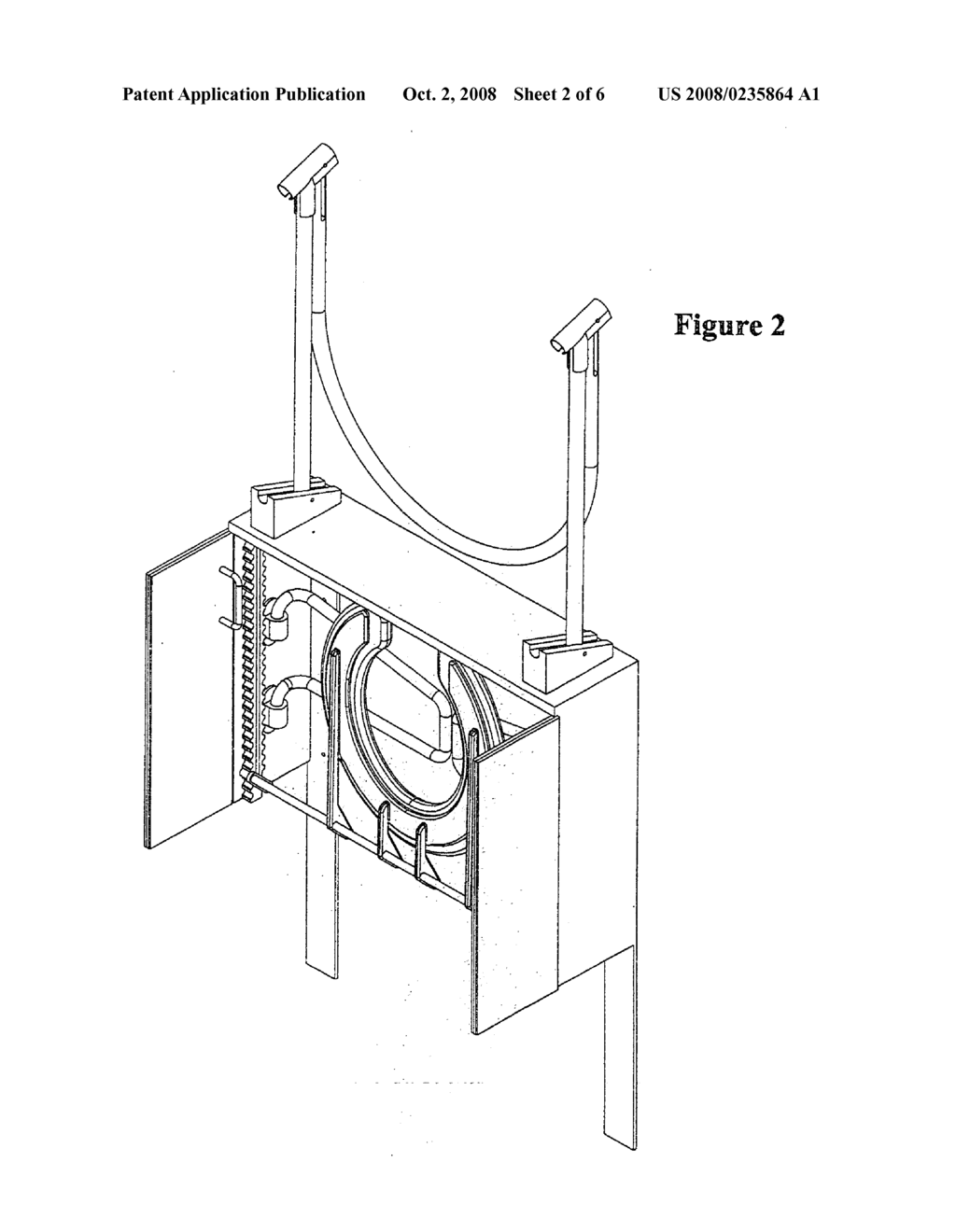 Universal adjustable shower chair - diagram, schematic, and image 03