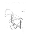 Universal adjustable shower chair diagram and image