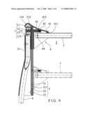 Sliding device for playpen diagram and image