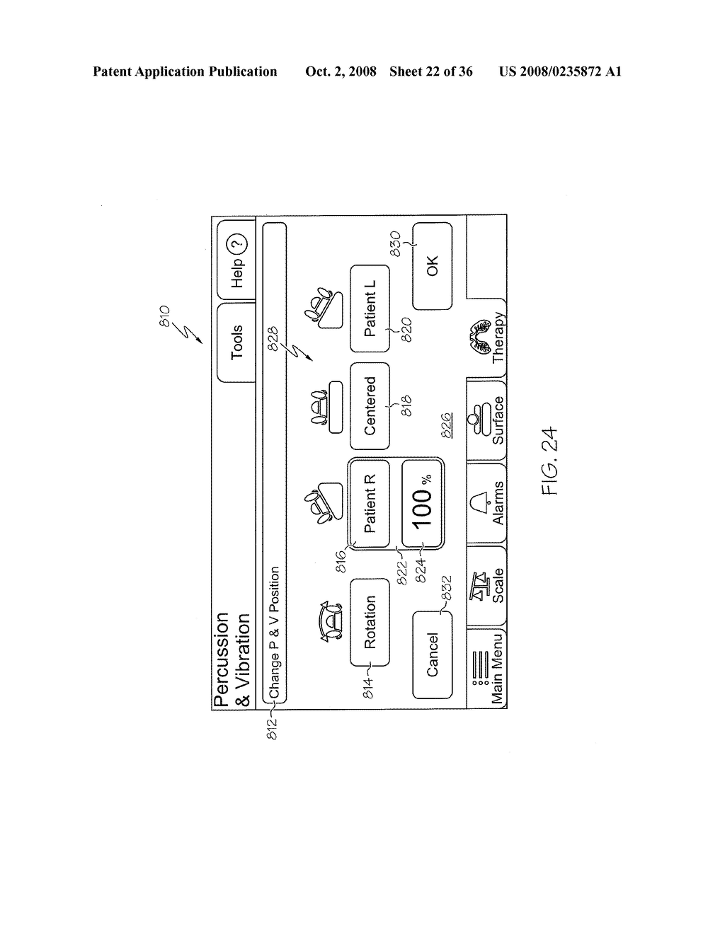 USER INTERFACE FOR HOSPITAL BED - diagram, schematic, and image 23