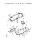 Dust receptacle and steam vaccum cleaner diagram and image