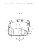 Dust receptacle and steam vaccum cleaner diagram and image